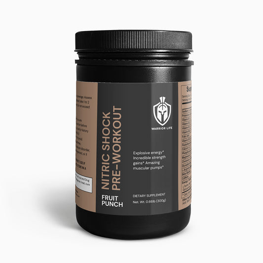 Nitric Shock Pre-Workout Powder (Fruit Punch)