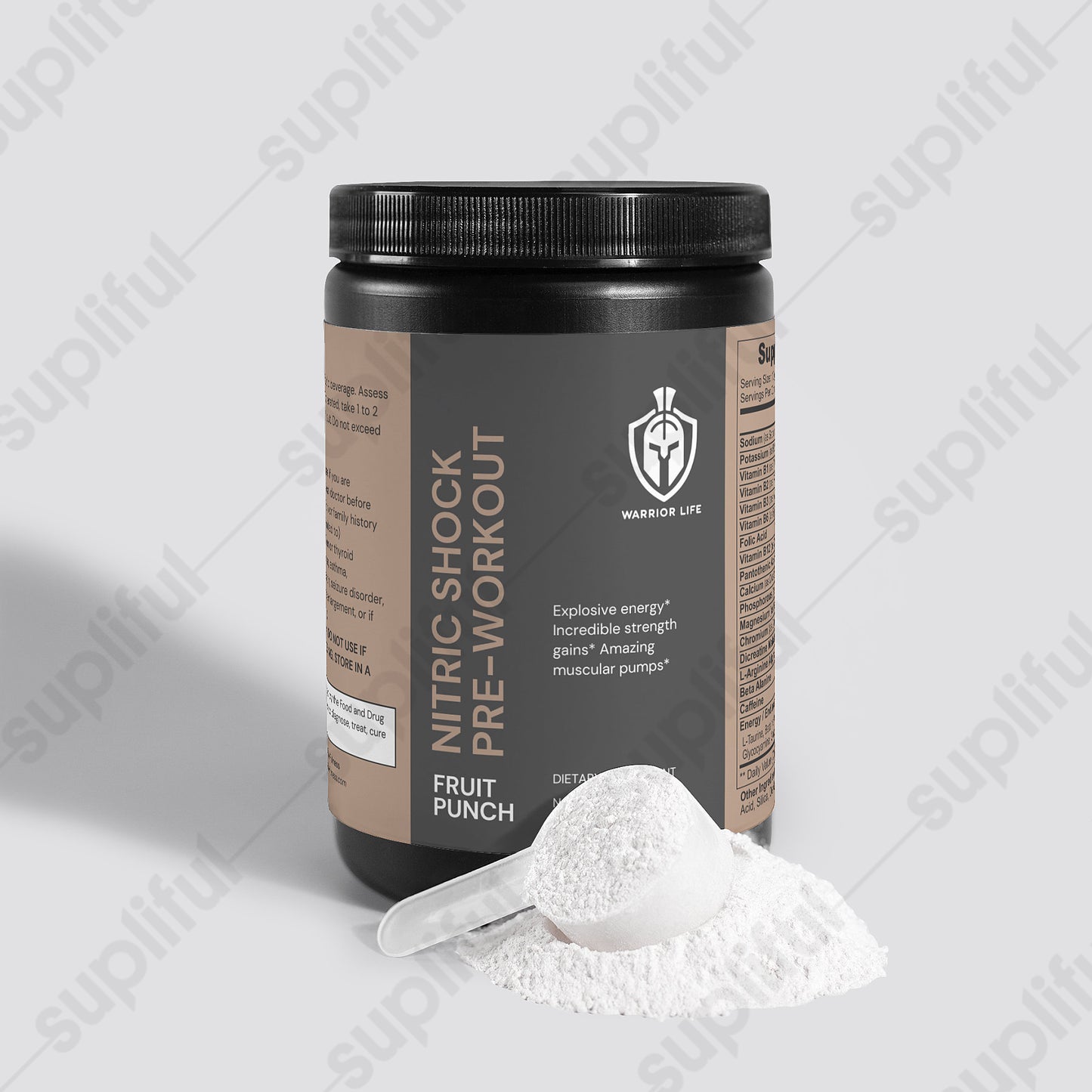 Nitric Shock Pre-Workout Powder (Fruit Punch)